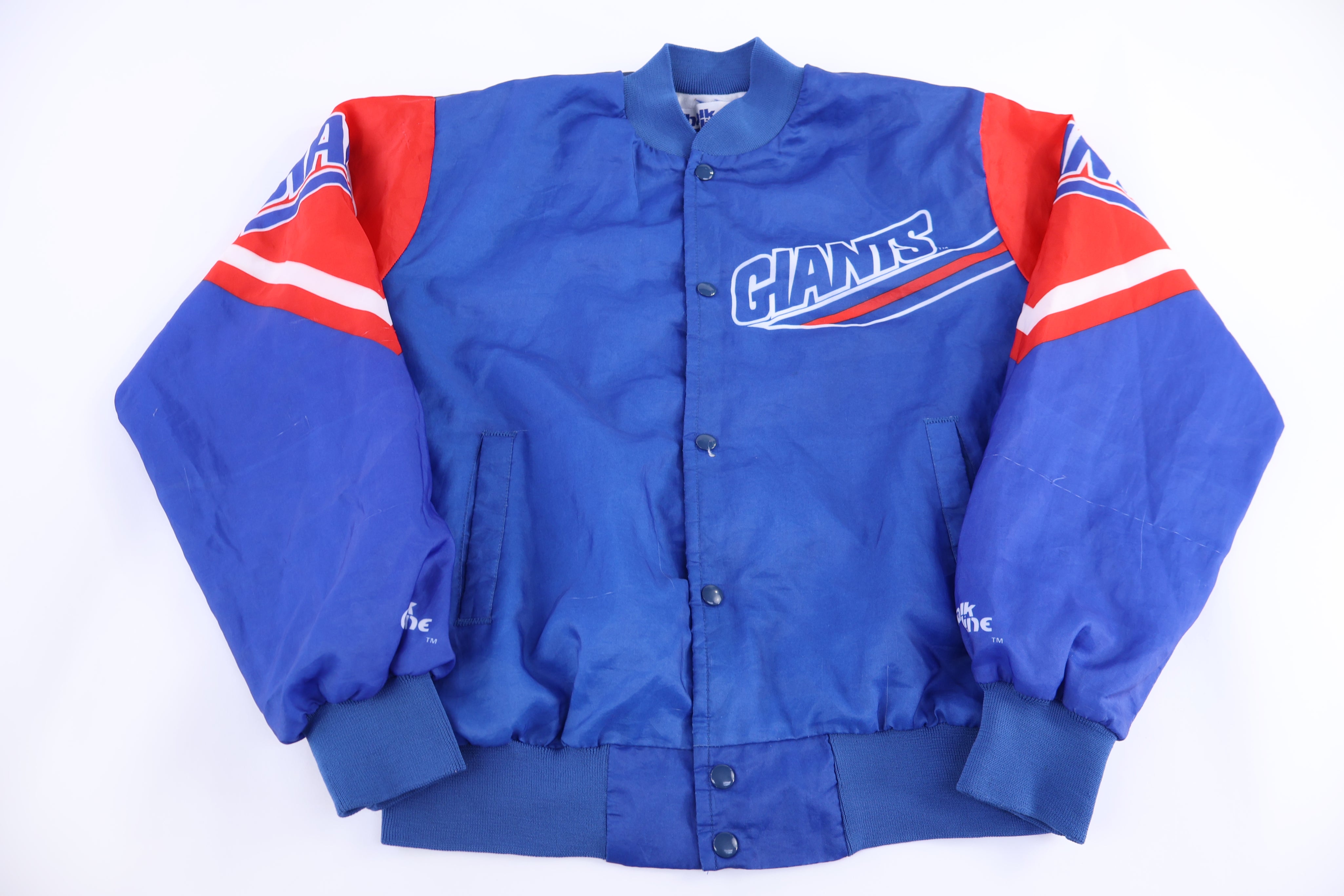 80's Chalk Line New York Giants Football Bomber Jacket