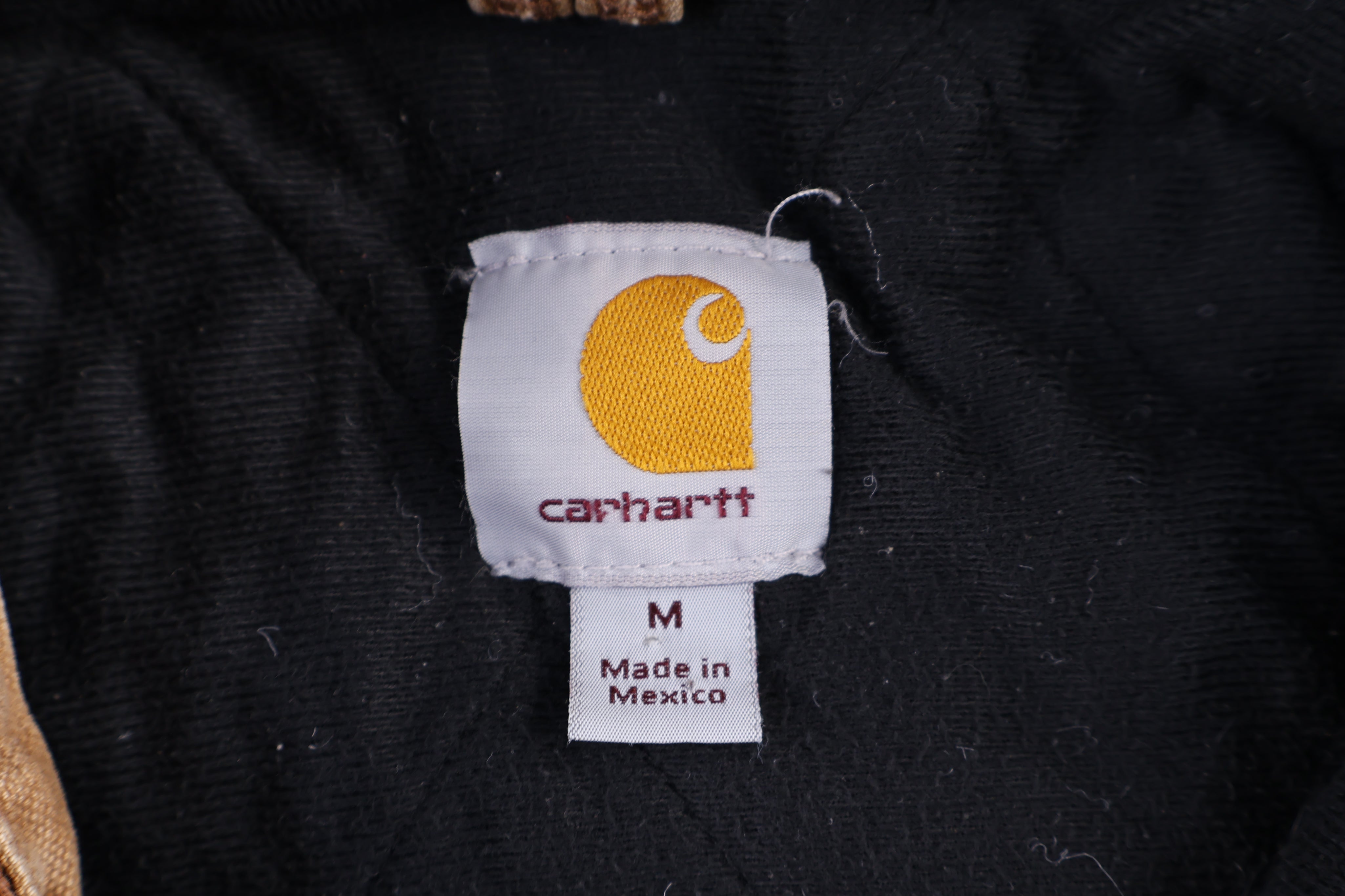Carhartt Logo Patch Tan Full Zip Jacket