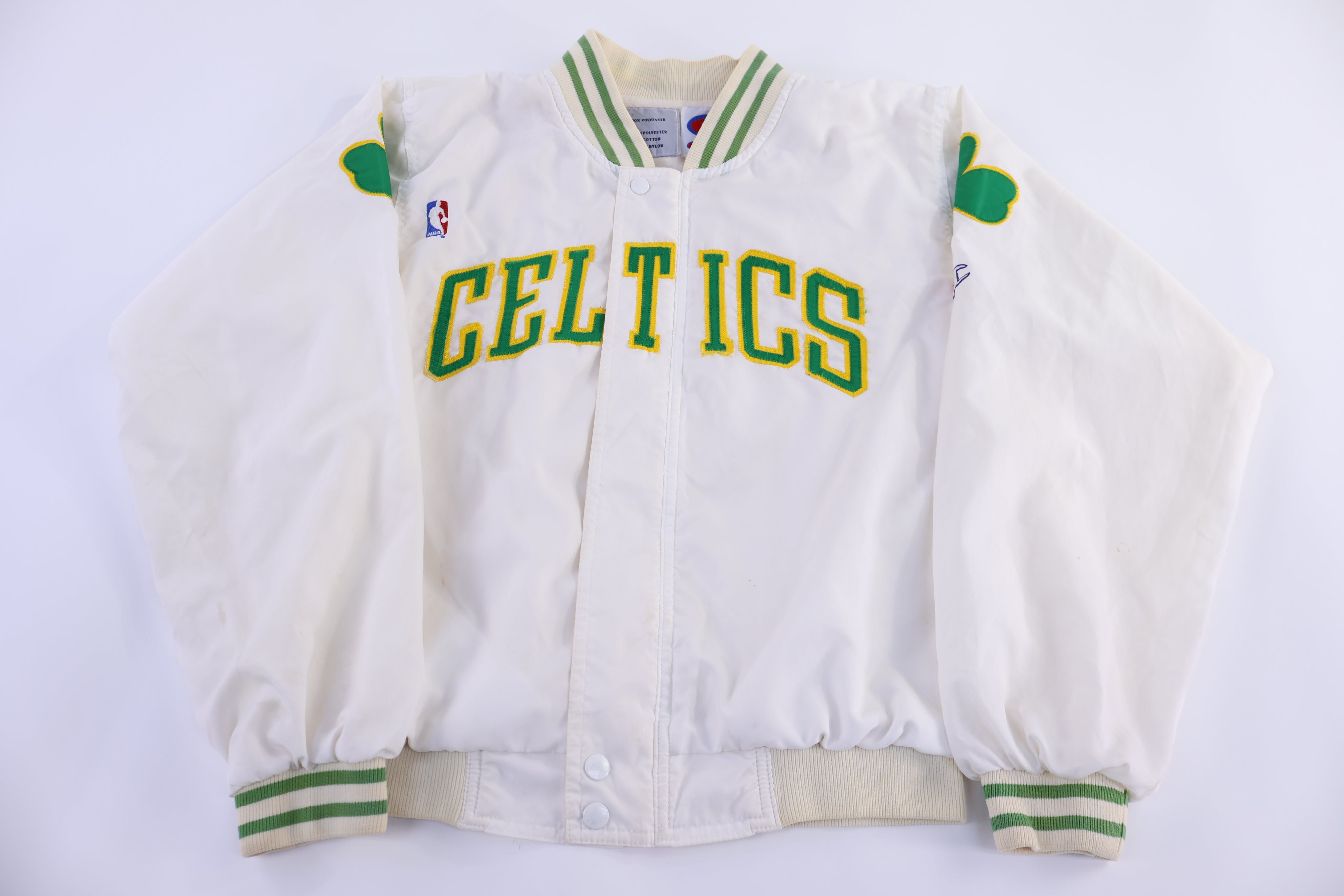 Vintage Boston Celtics Basketball Bomber Jacket