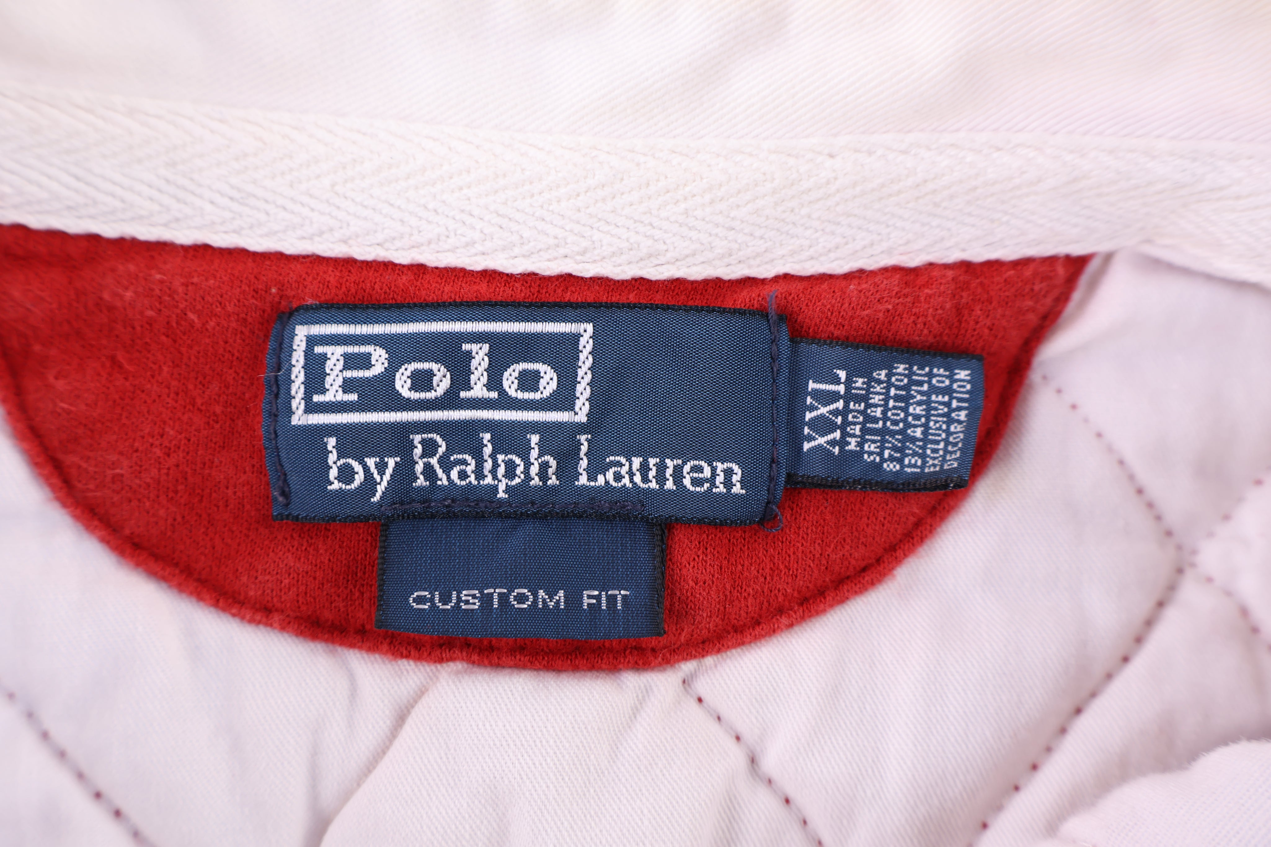 Polo by Ralph Lauren Embroidered Logo Red LS Button Up