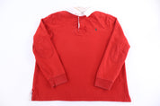 Polo by Ralph Lauren Embroidered Logo Red LS Button Up