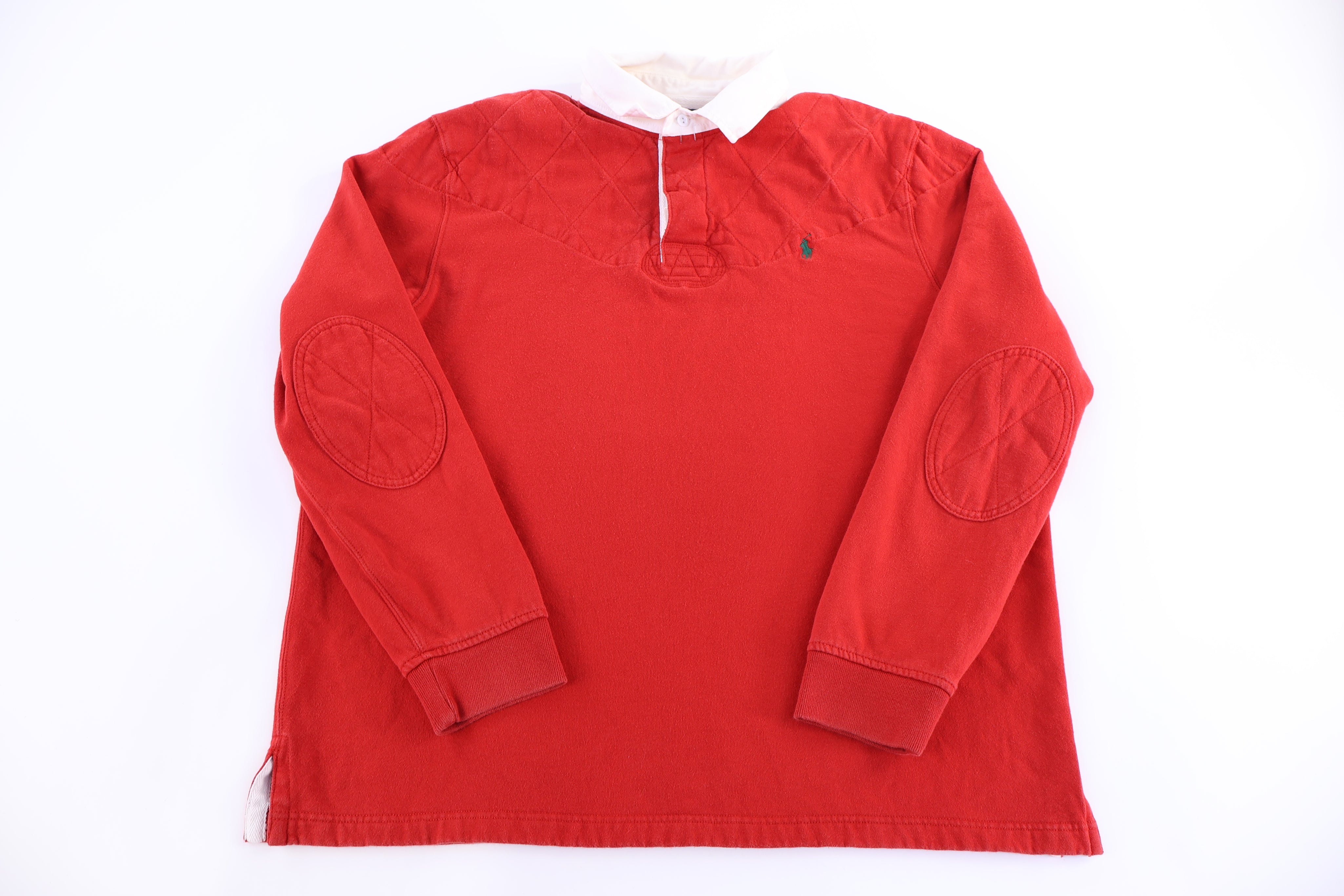 Polo by Ralph Lauren Embroidered Logo Red LS Button Up