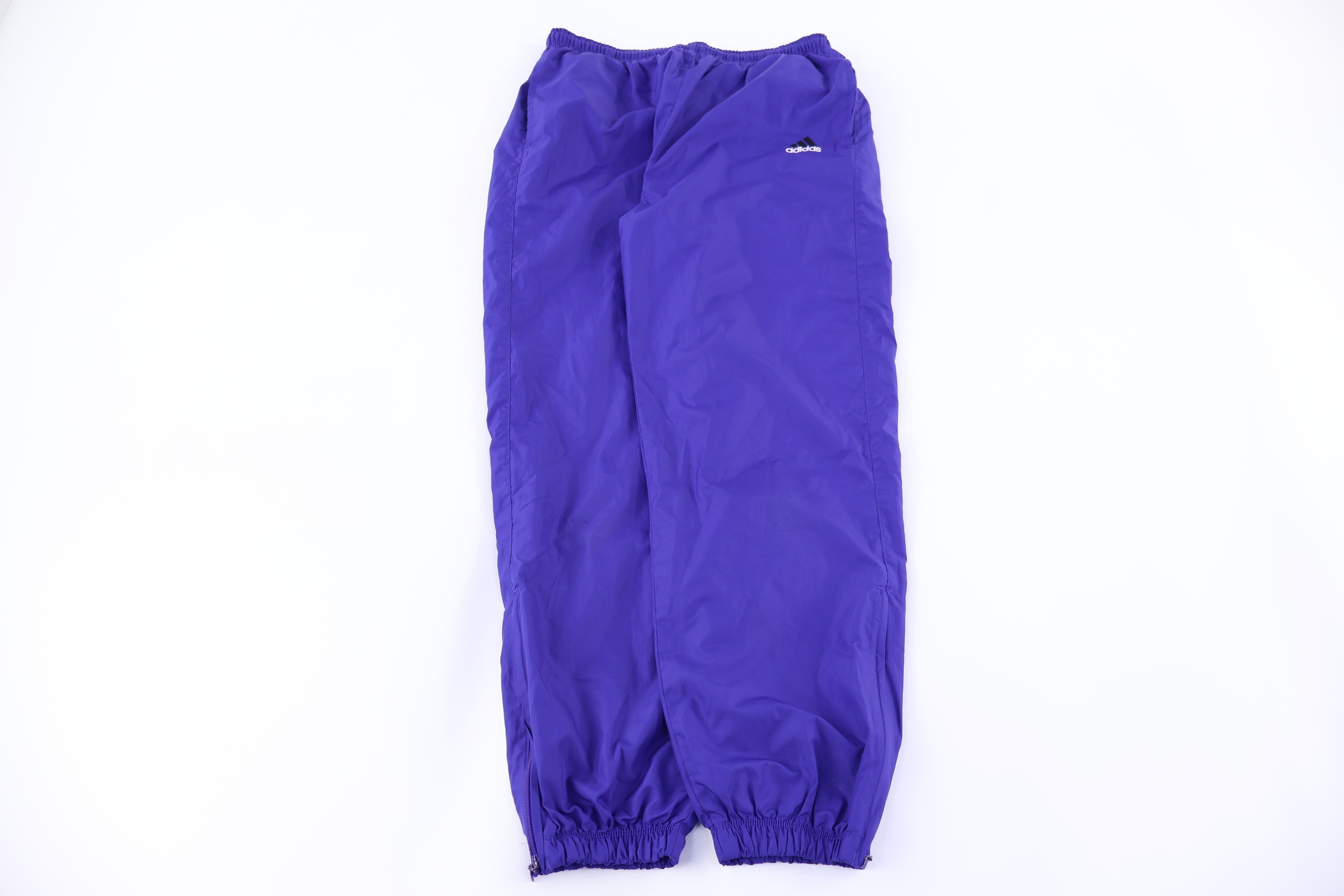 90's Adidas Embroidered Logo Purple Track Pants