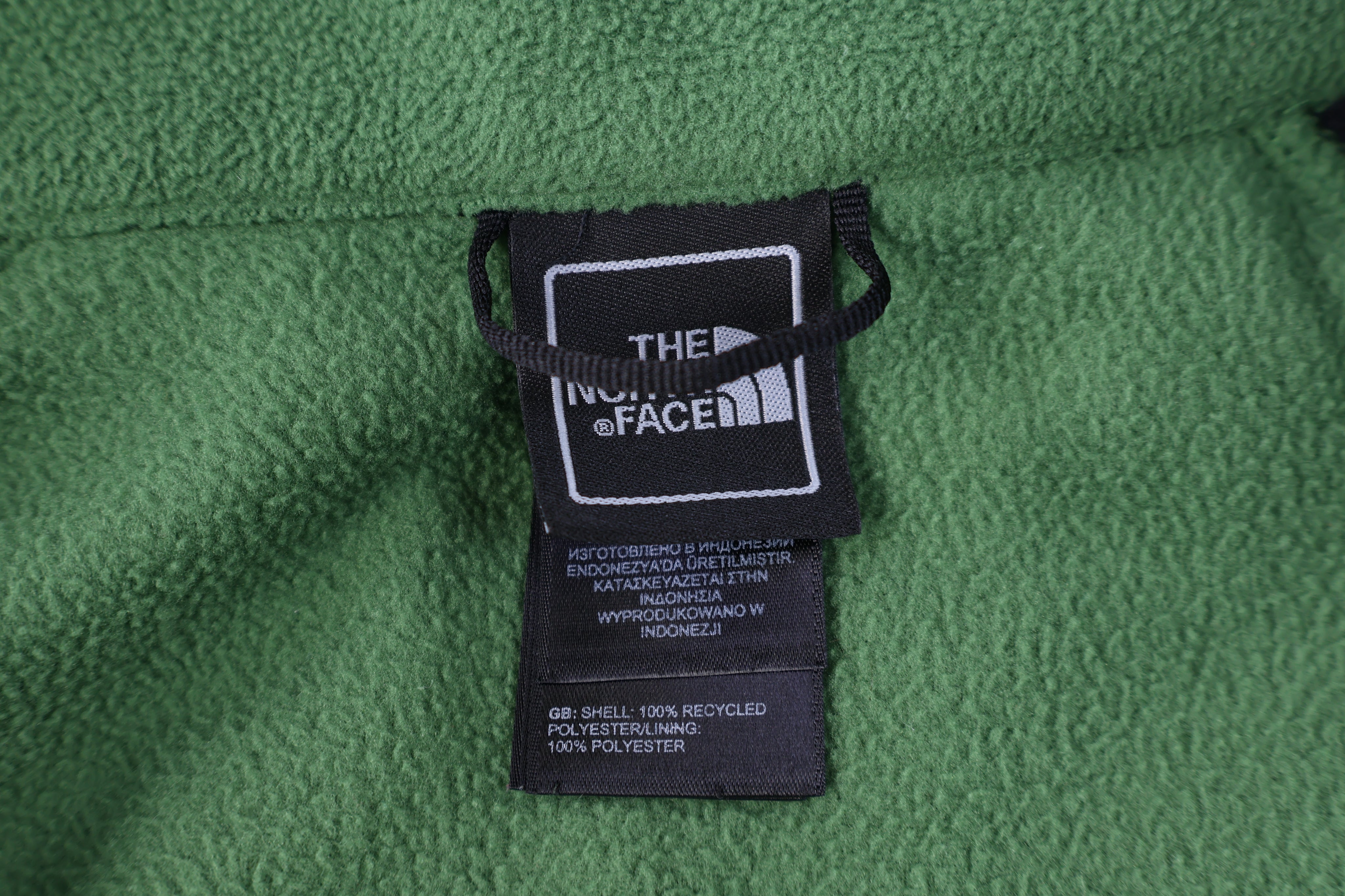 The North Face Green Embroidered Logo Full Zip Jacket