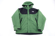 The North Face Green Embroidered Logo Full Zip Jacket