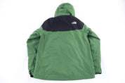 The North Face Green Embroidered Logo Full Zip Jacket