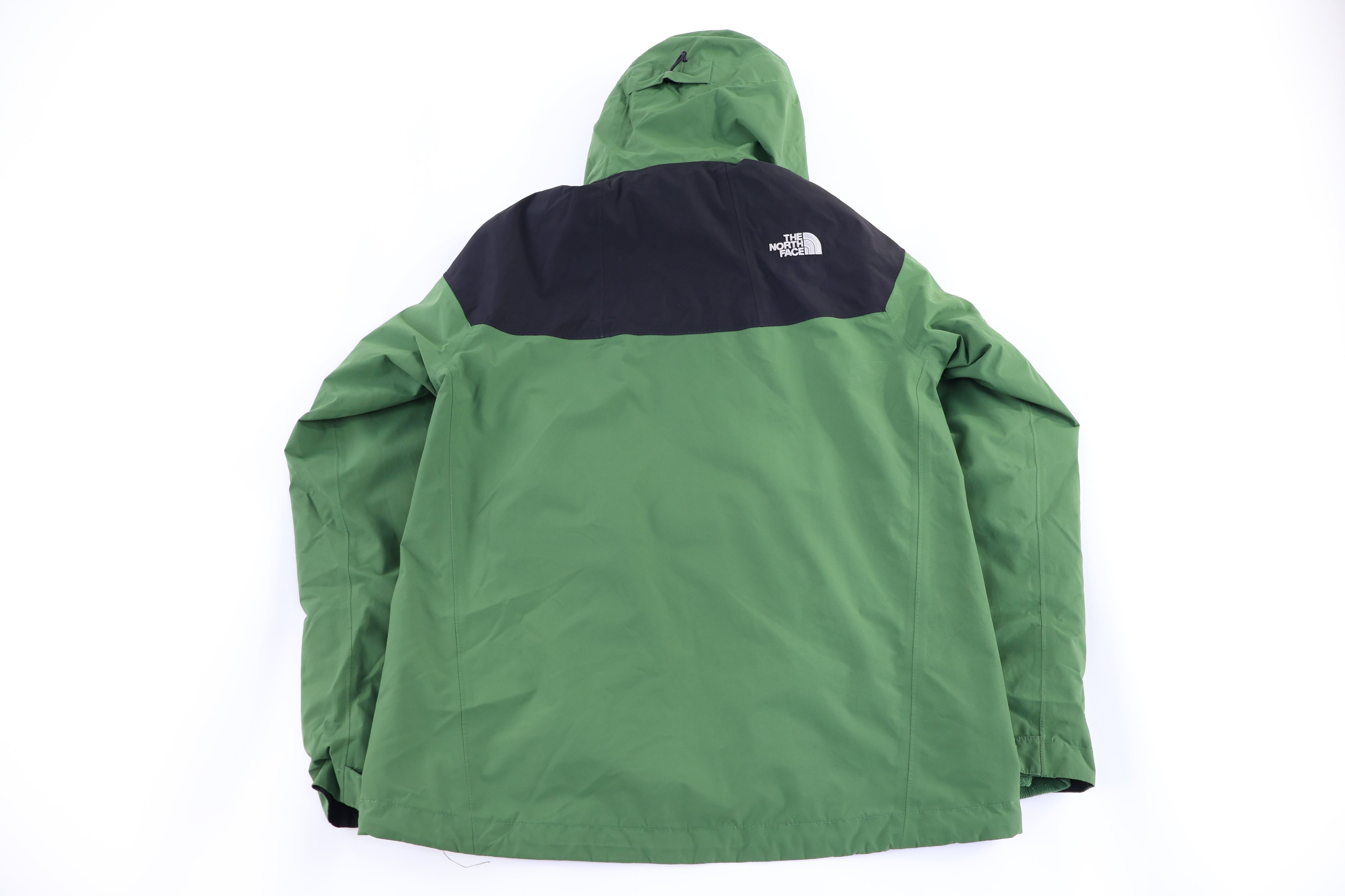 The North Face Green Embroidered Logo Full Zip Jacket