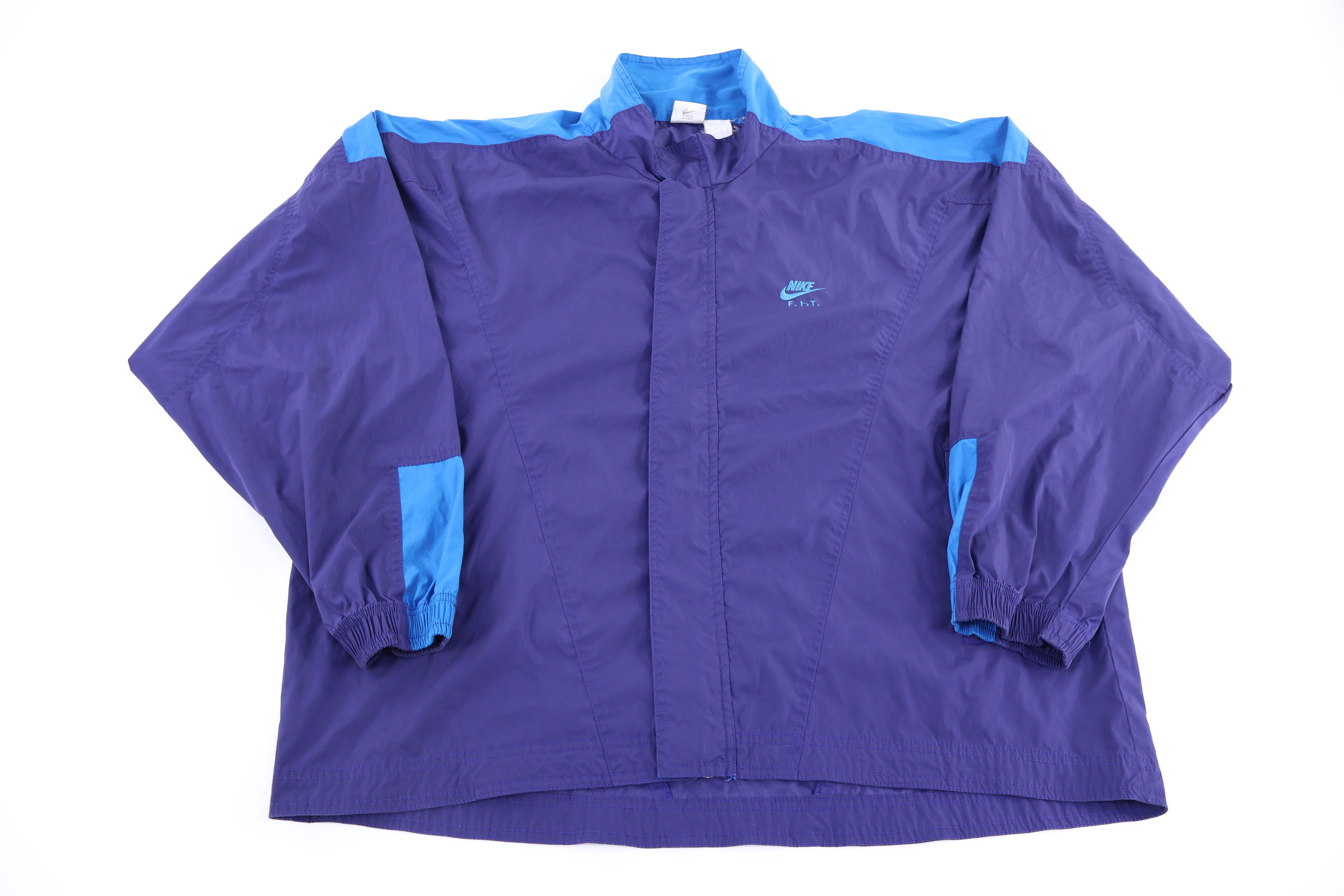 90's Nike Embroidered Logo Full Zip Jacket
