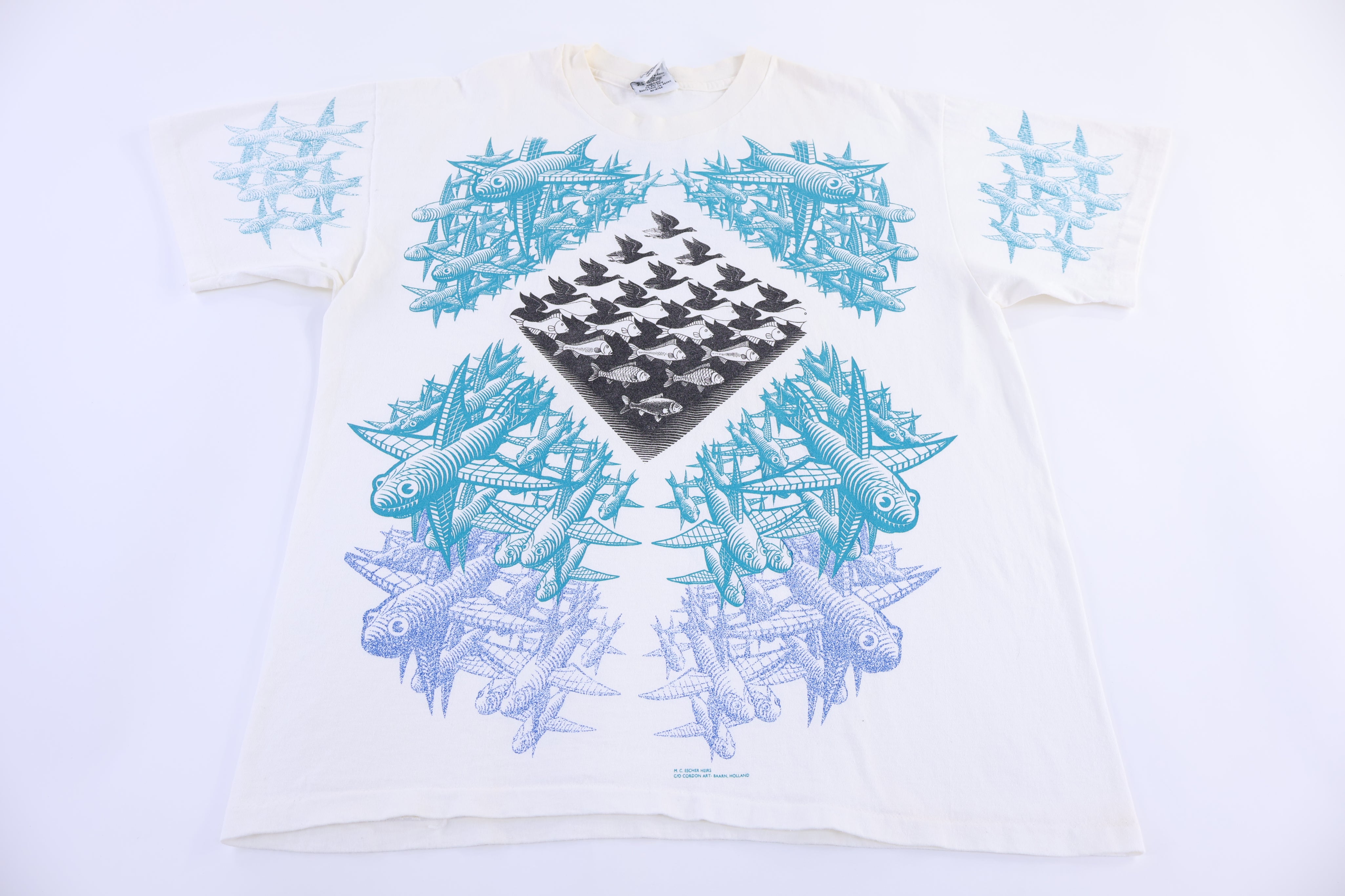 90's MC Escher Heirs Graphic T-shirt