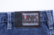Vintage New York Knicks Basketball Embroidered Denim Shorts