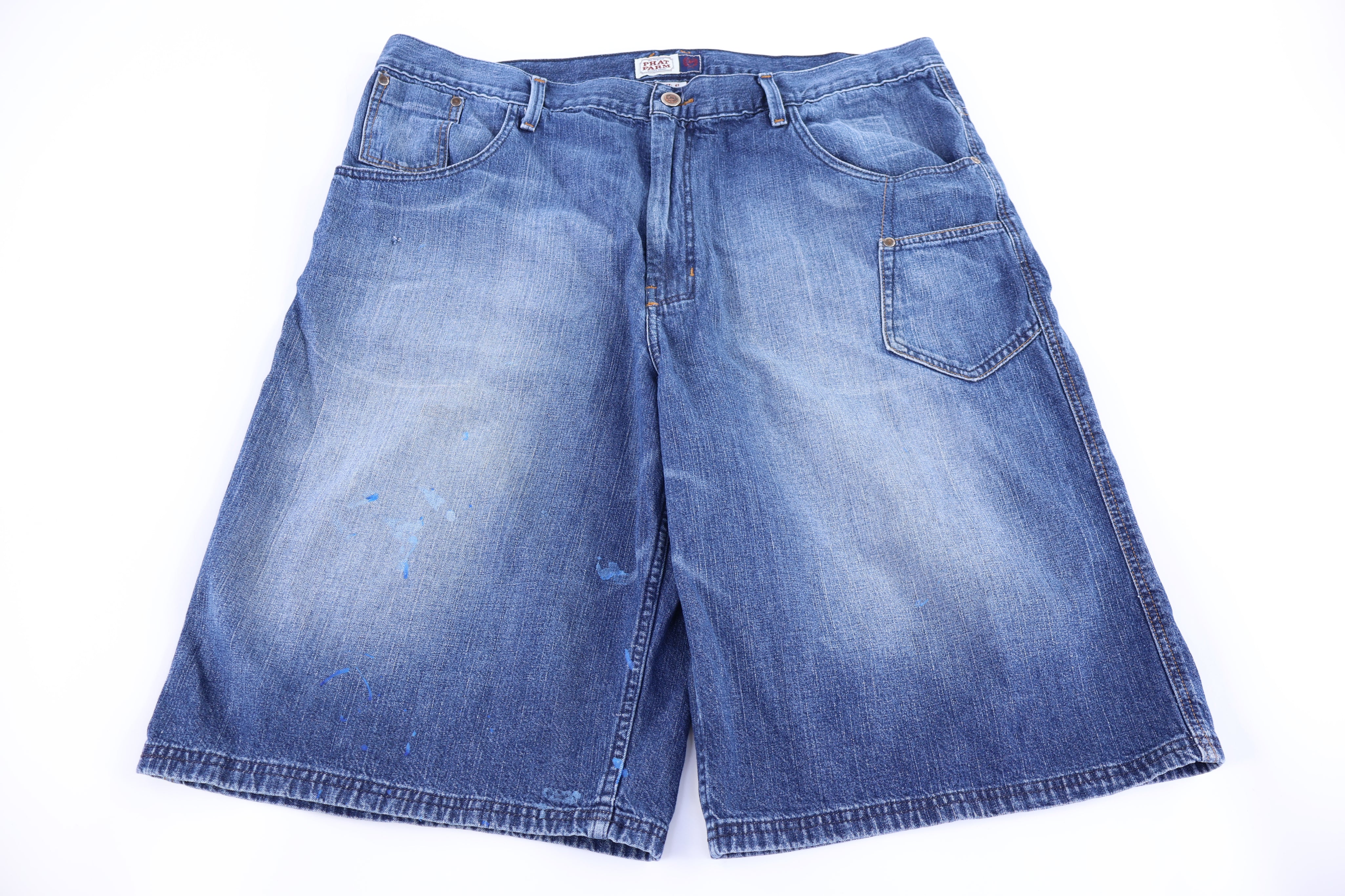 Y2K Phat Farm Dark Wash Denim Shorts