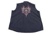 Harley Davidson Motorcycles Button Down Vest