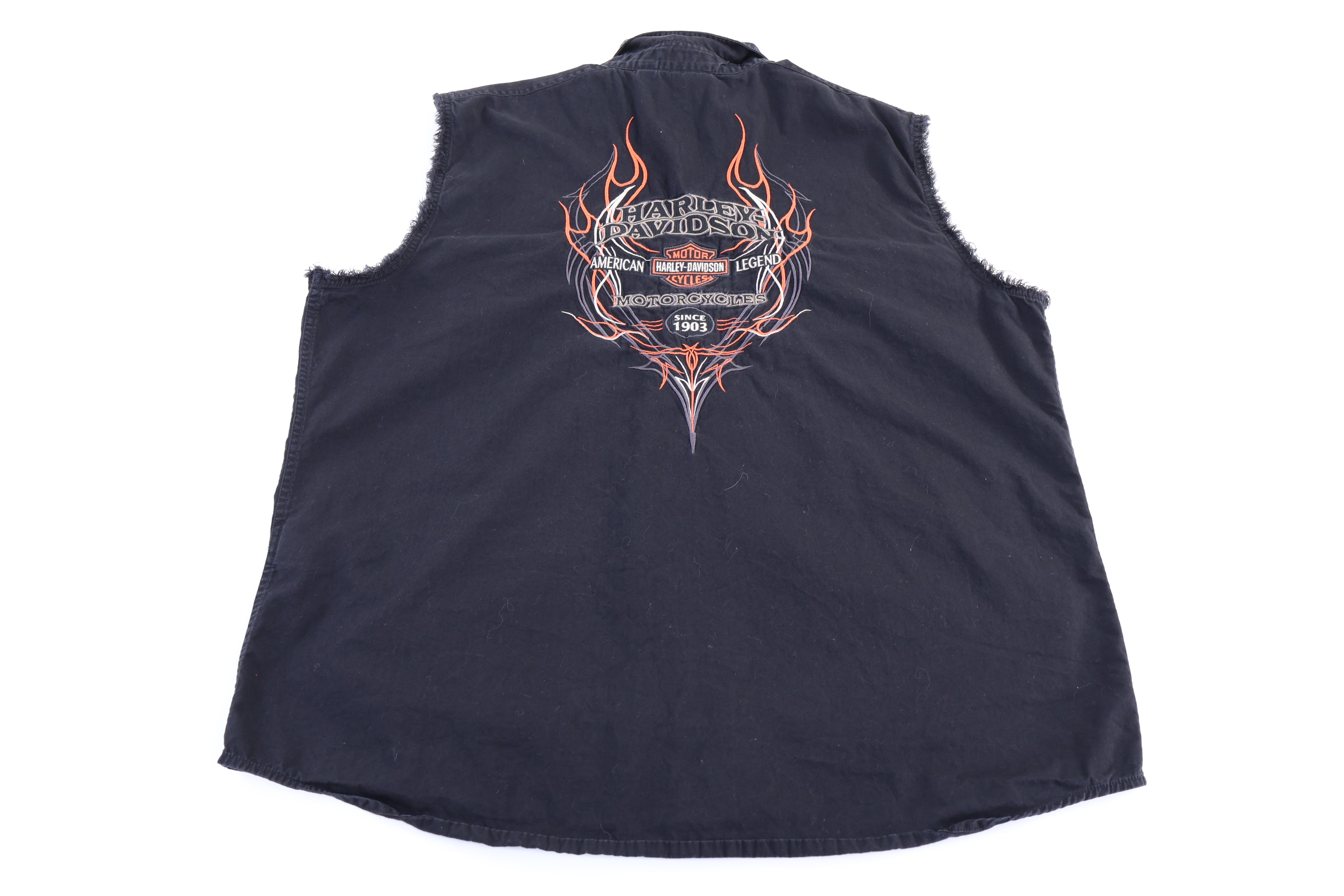 Harley Davidson Motorcycles Button Down Vest