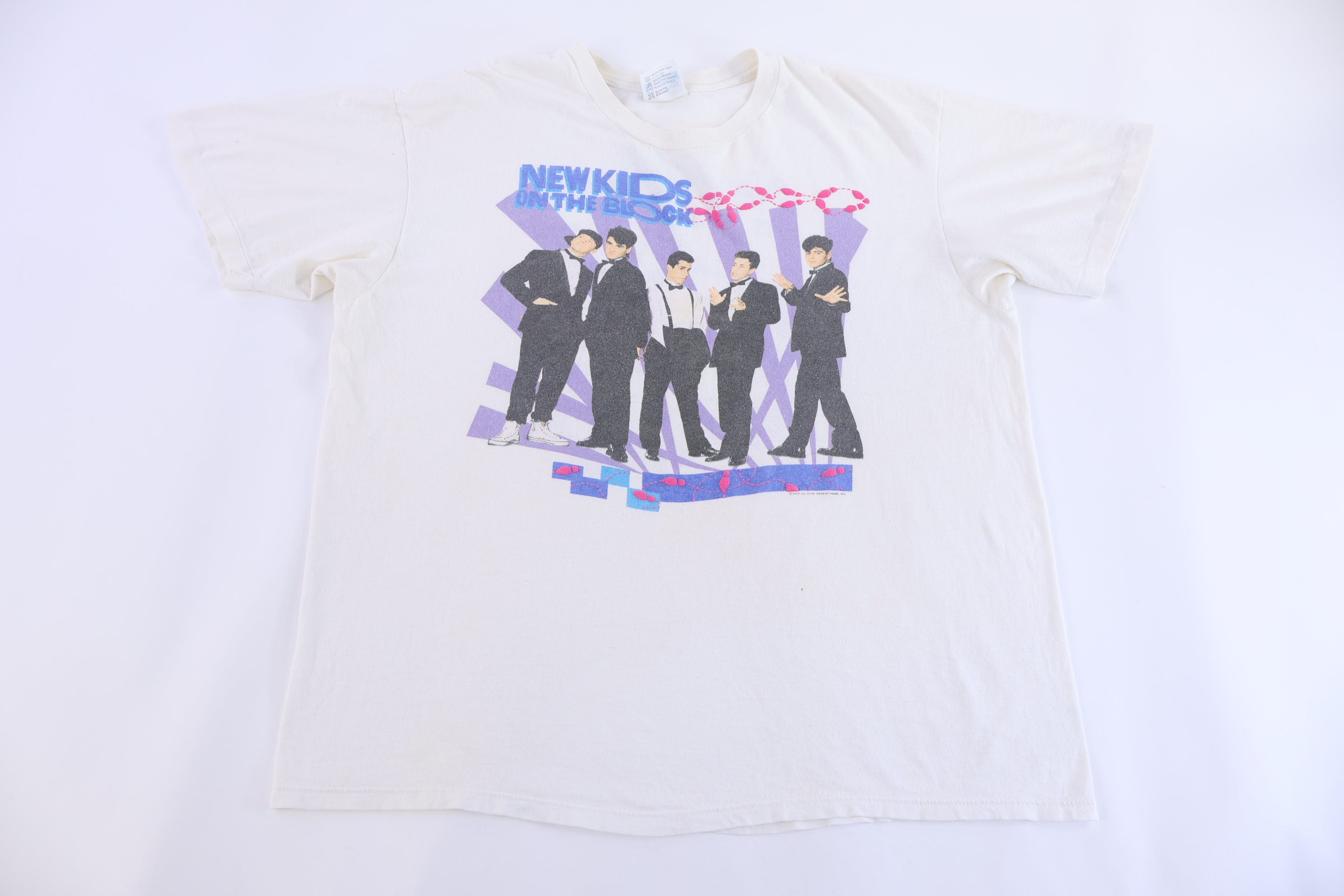 1989 New Kids On The Block Band T-shirt