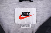90's Nike Embroidered Logo Black Full Zip Jacket
