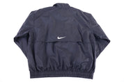 90's Nike Embroidered Logo Black Full Zip Jacket