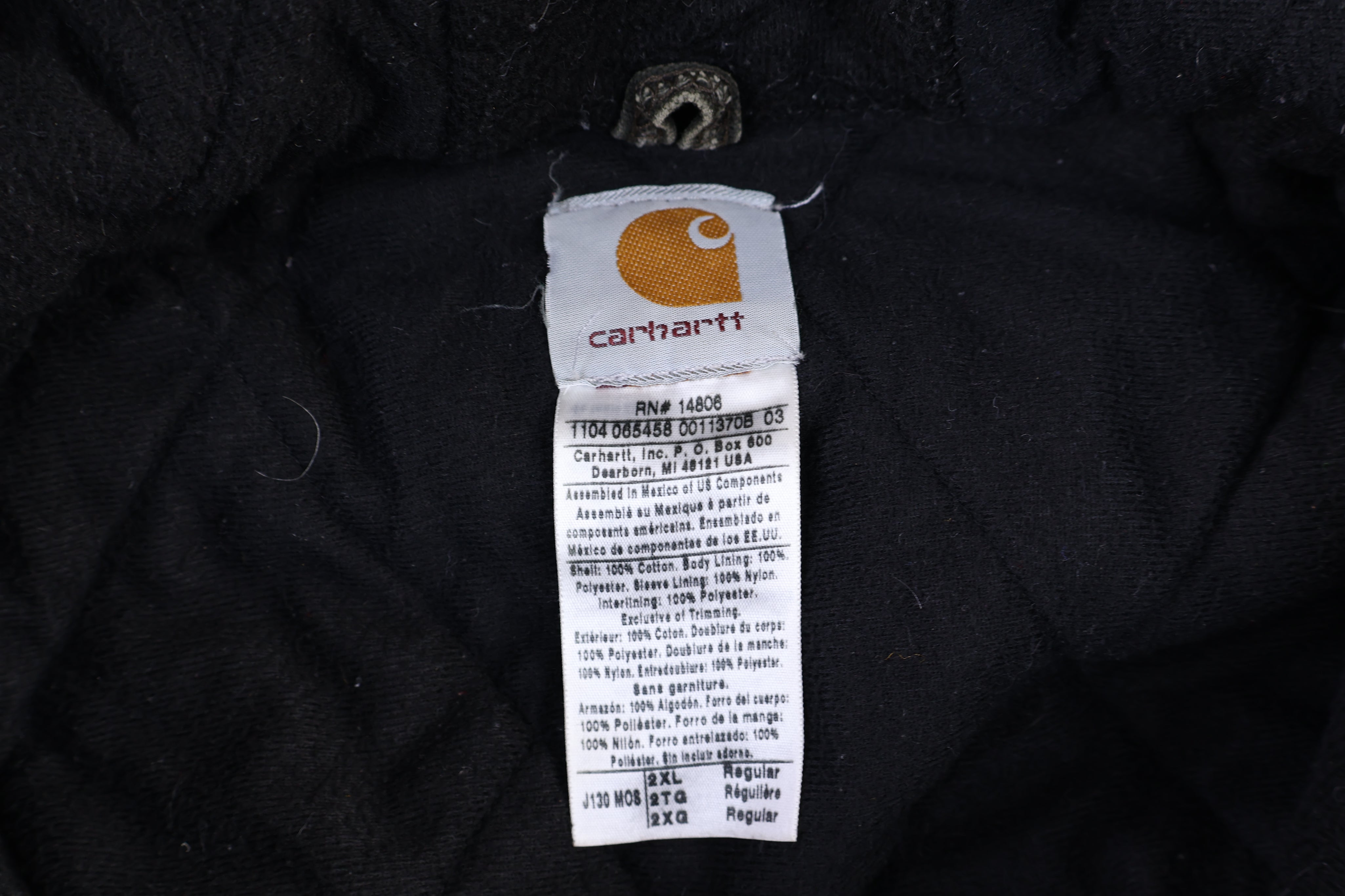 Carhartt Logo Patch Green Full Zip Jacket