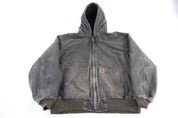 Carhartt Logo Patch Green Full Zip Jacket