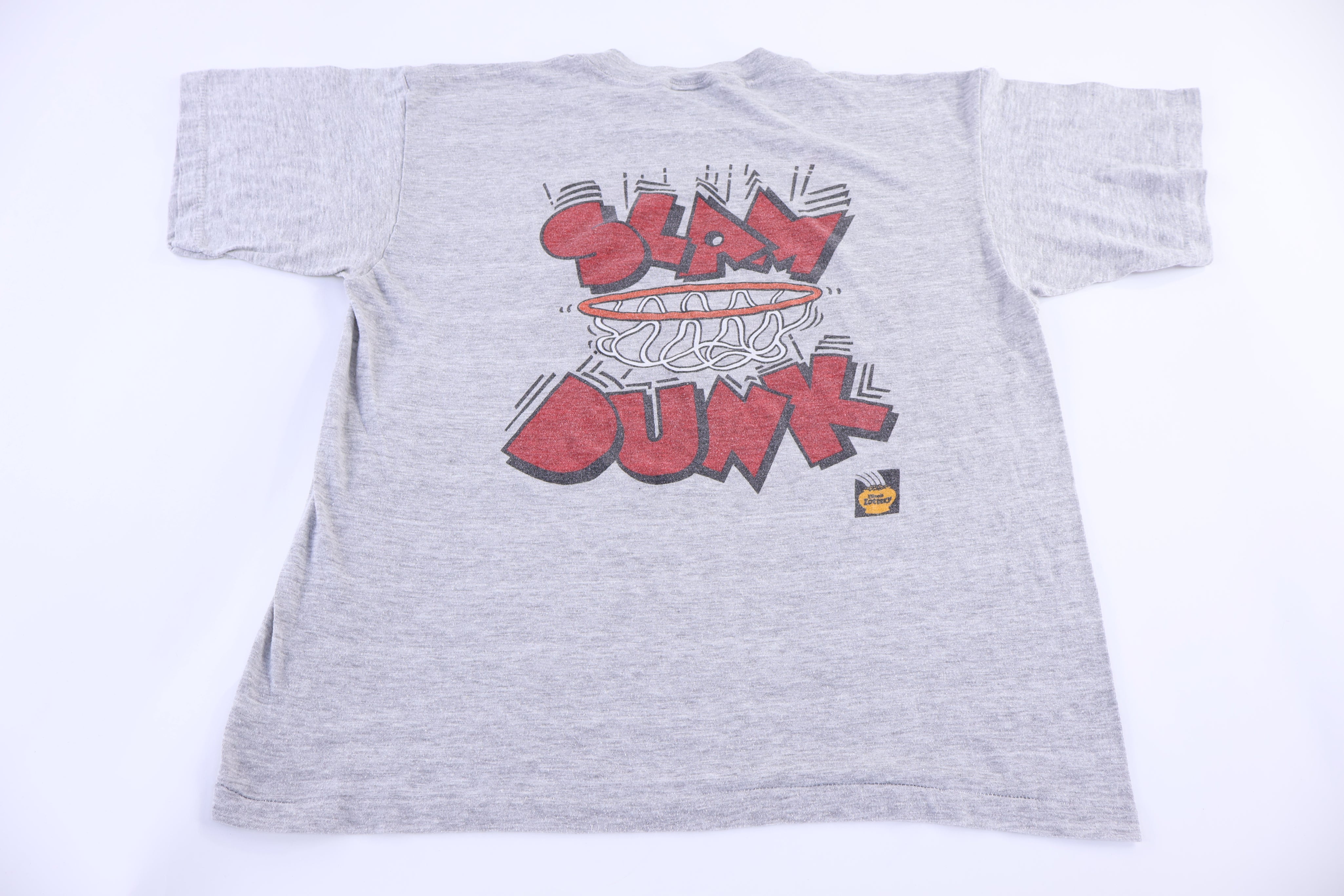 90's Chicago Bulls Basketball Slam Dunk T-shirt