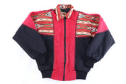 90's Bee-Wild Southwestern Pattern Full Zip Jacket