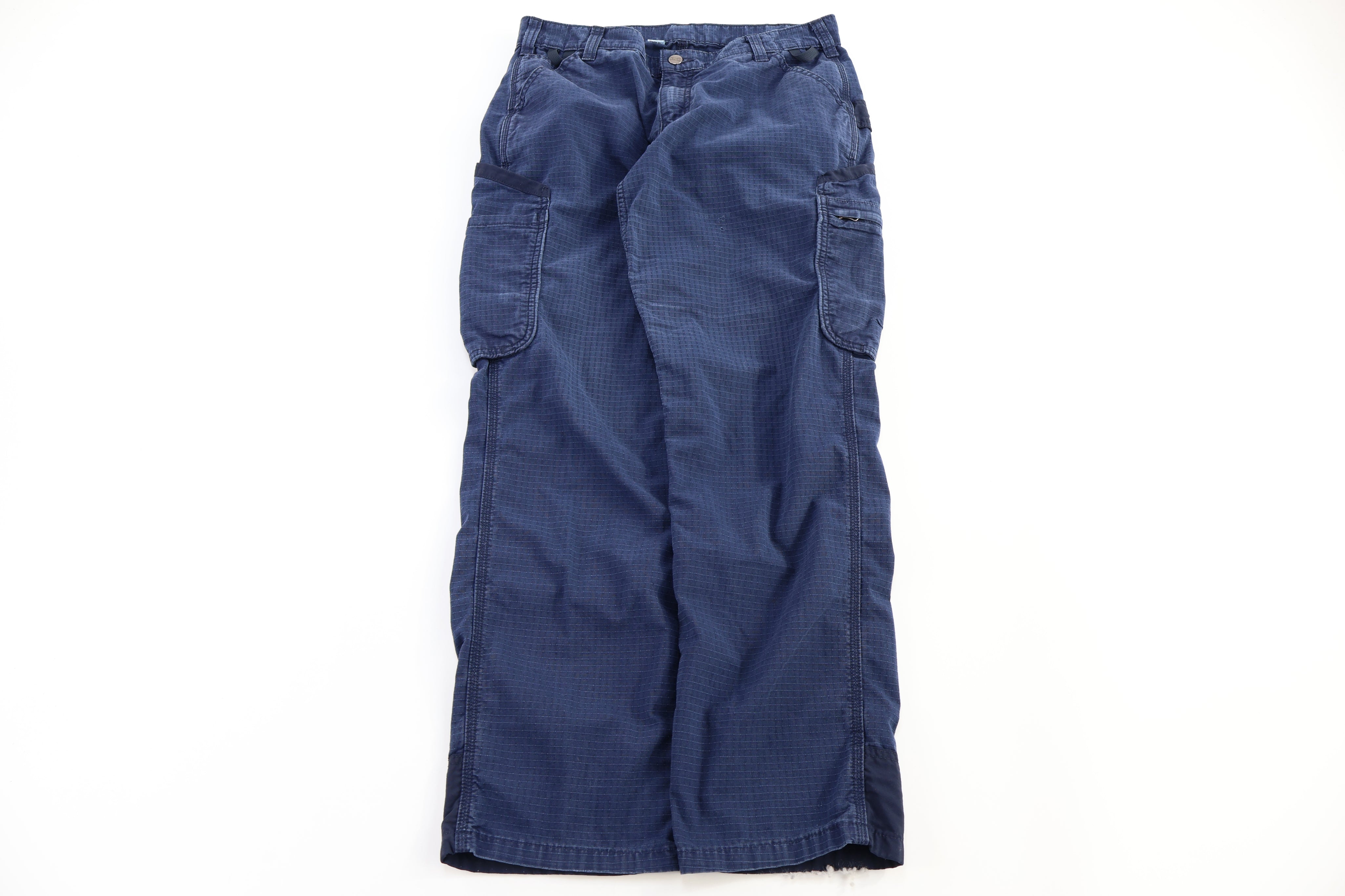 Carhartt Logo Patch Blue Pants