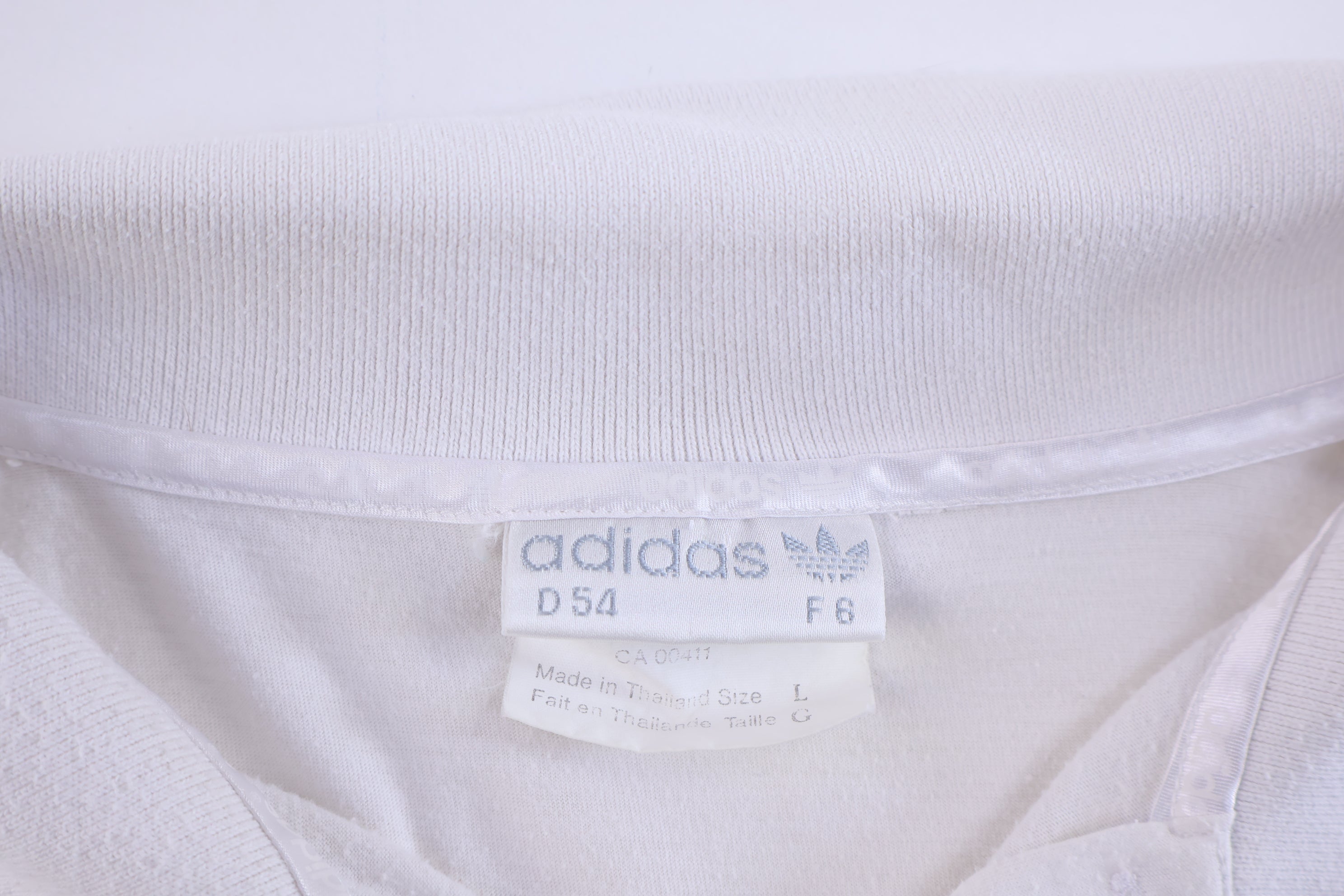 80's Adidas Multicolor Brush Graphic Button Up