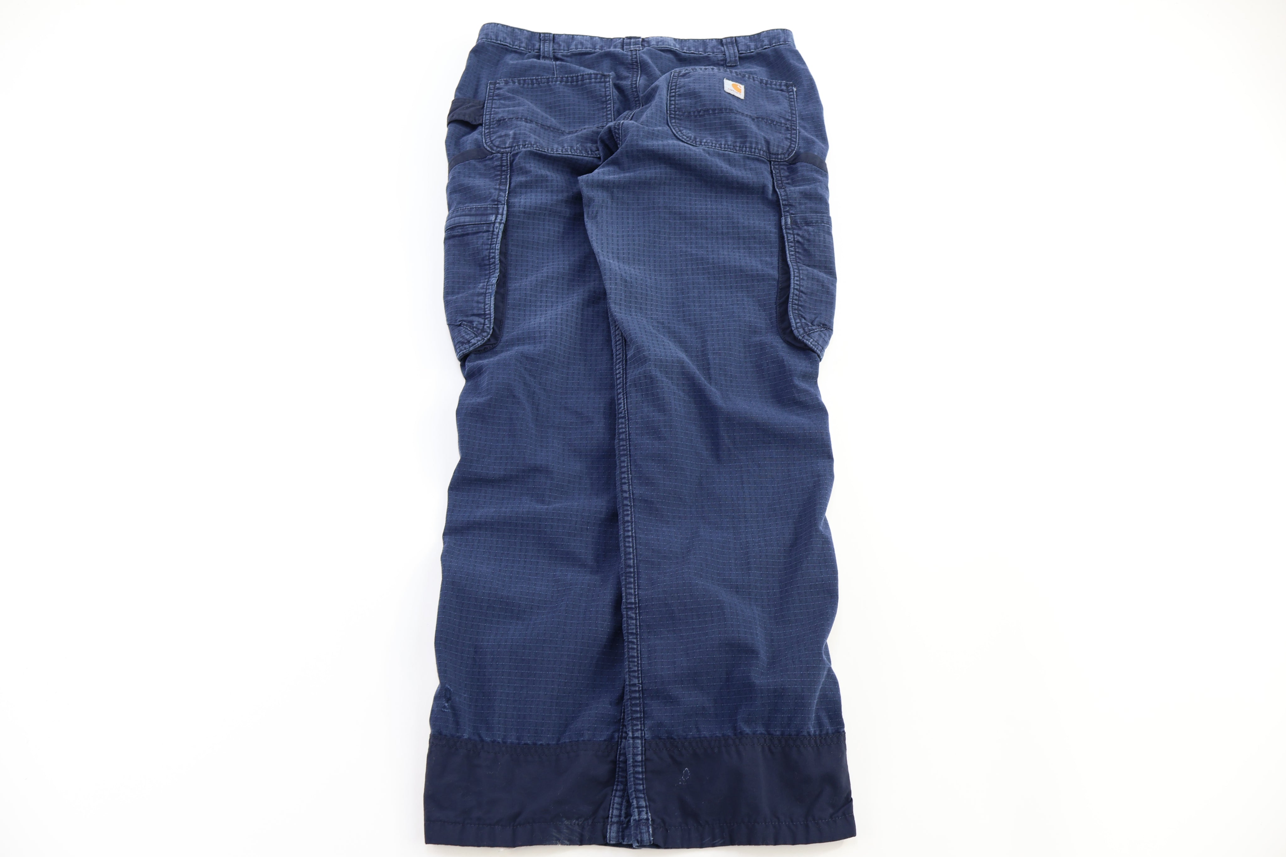Carhartt Logo Patch Blue Pants