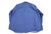 Carhartt Logo Patch Blue LS Button Down