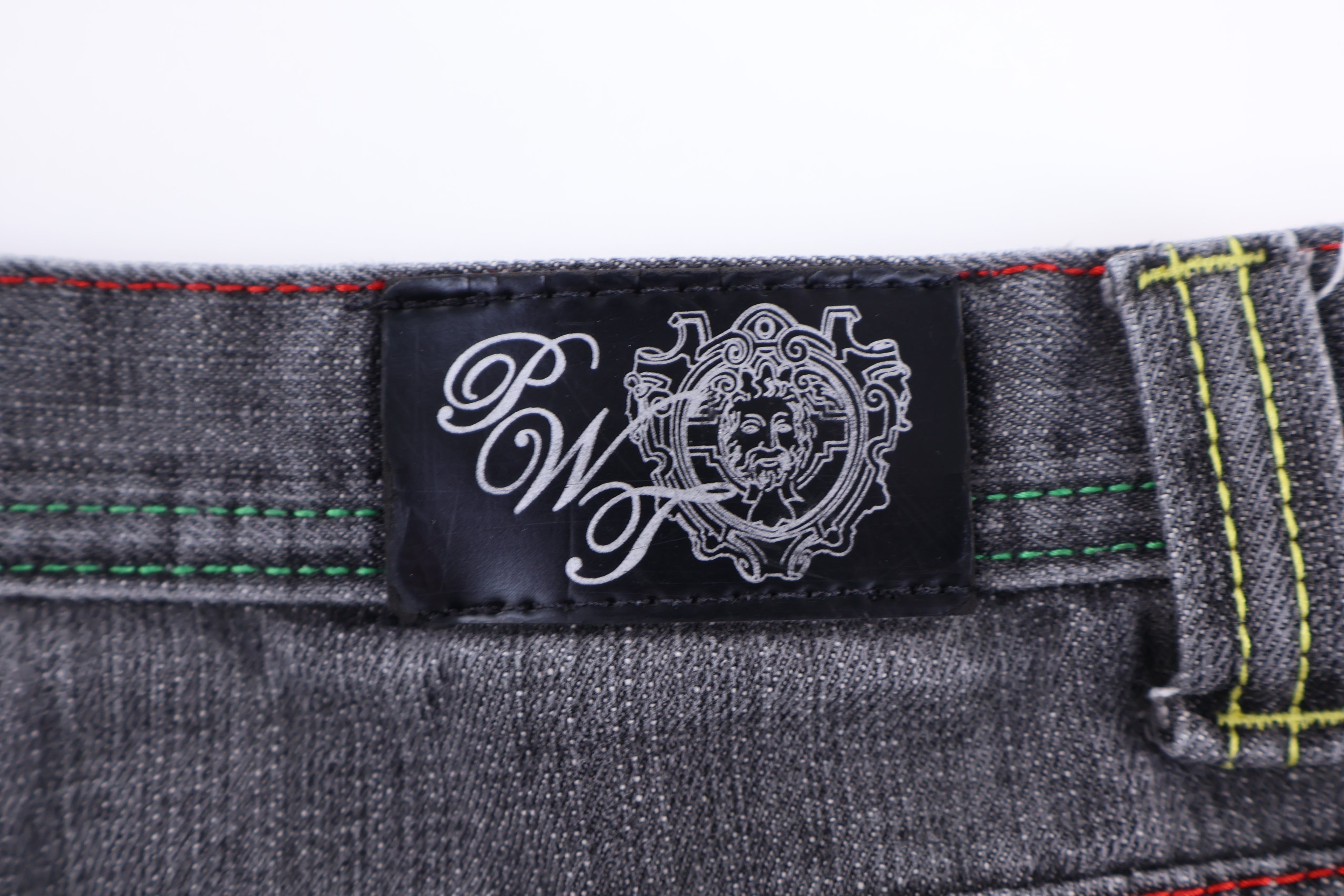 Y2K PWJ Grey Denim Shorts