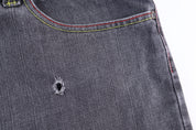 Y2K PWJ Grey Denim Shorts