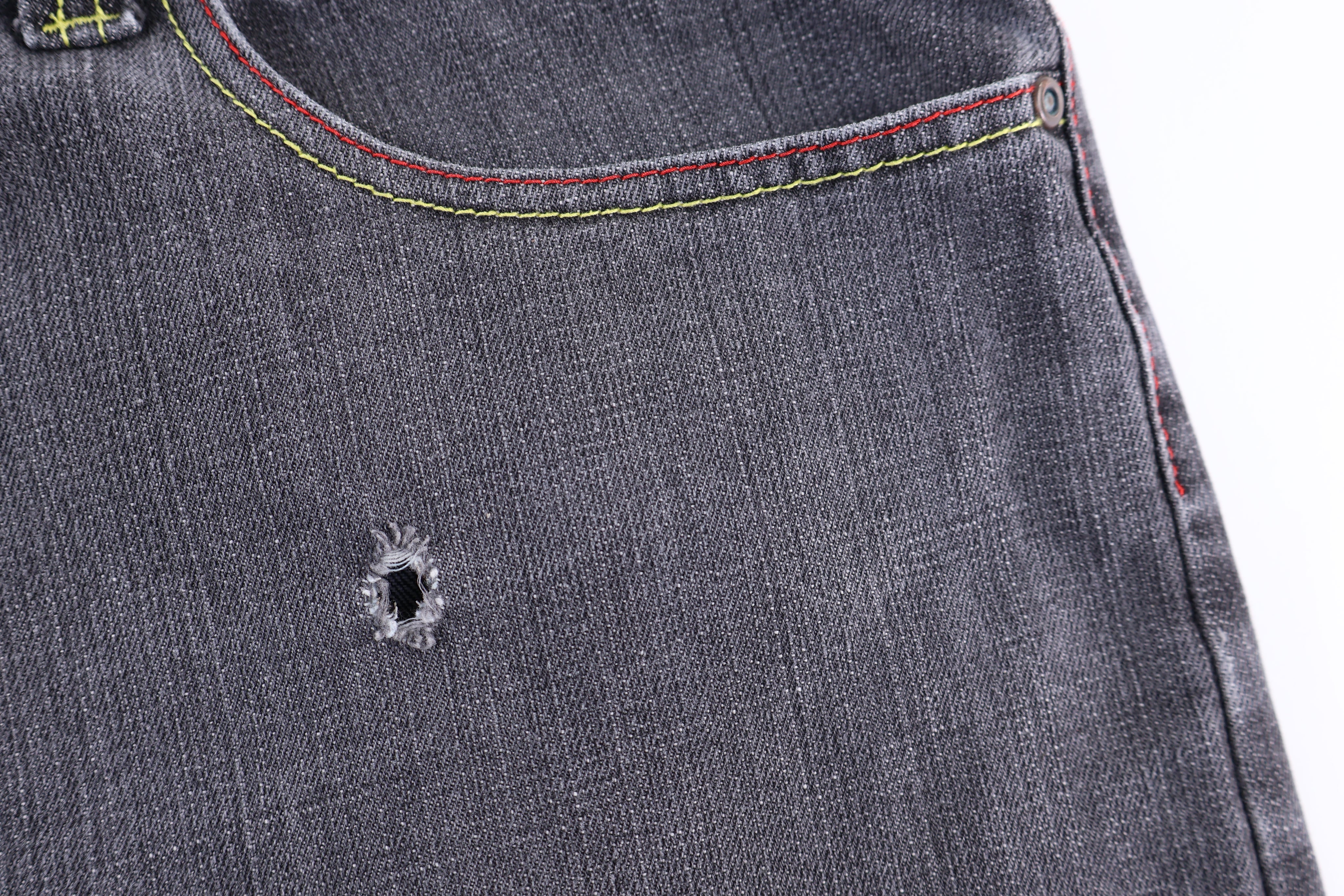 Y2K PWJ Grey Denim Shorts