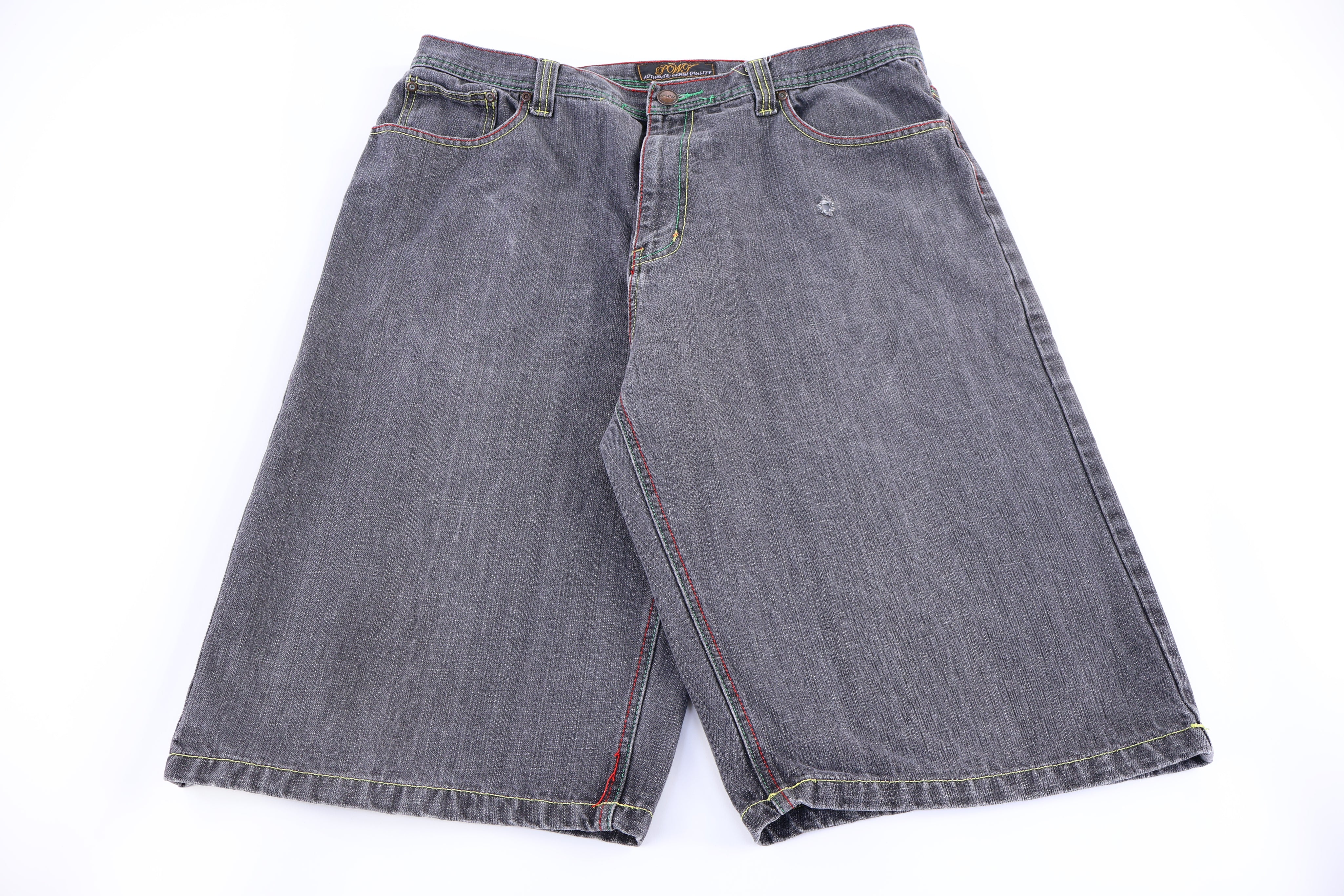 Y2K PWJ Grey Denim Shorts