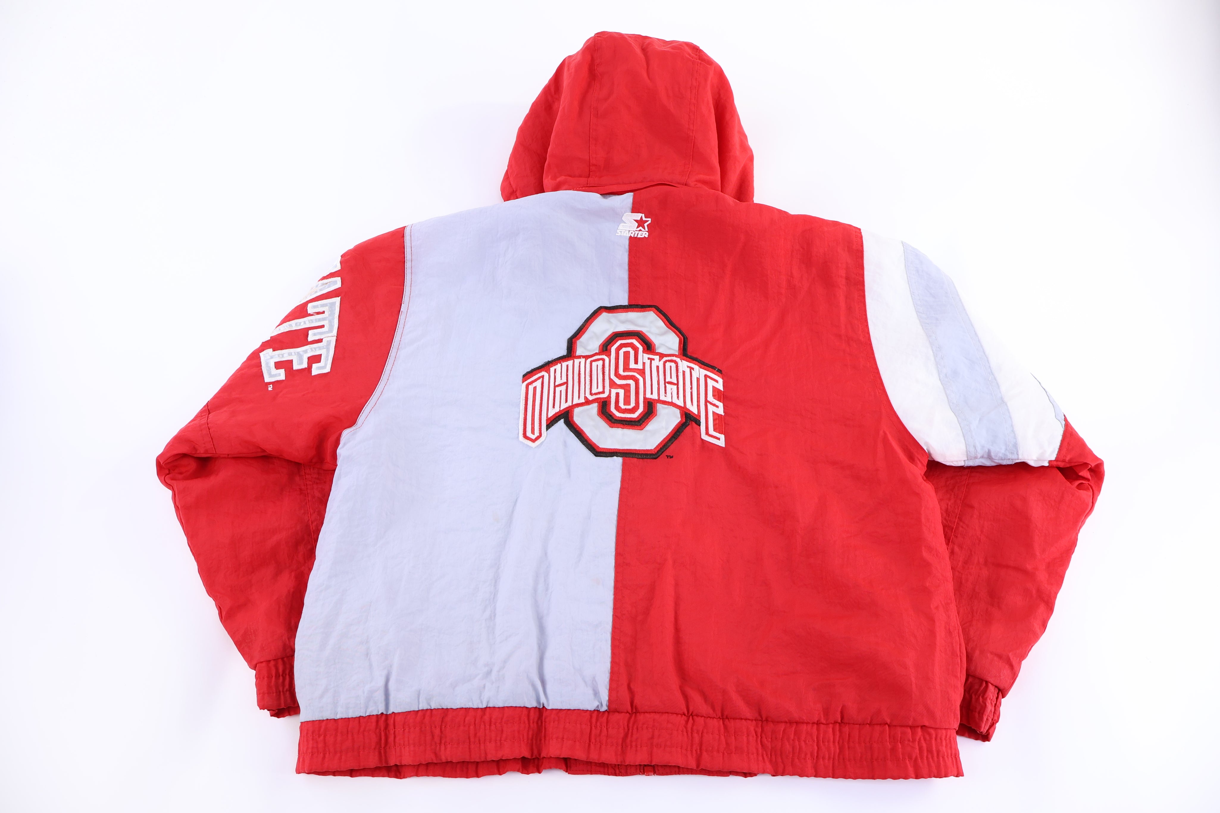 90's Starter Ohio State University Full Zip Jacket