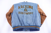 Vintage Arizona Jean Company Denim Bomber Jacker