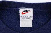 90's Nike Embroidered Logo Blue Sweatshirt