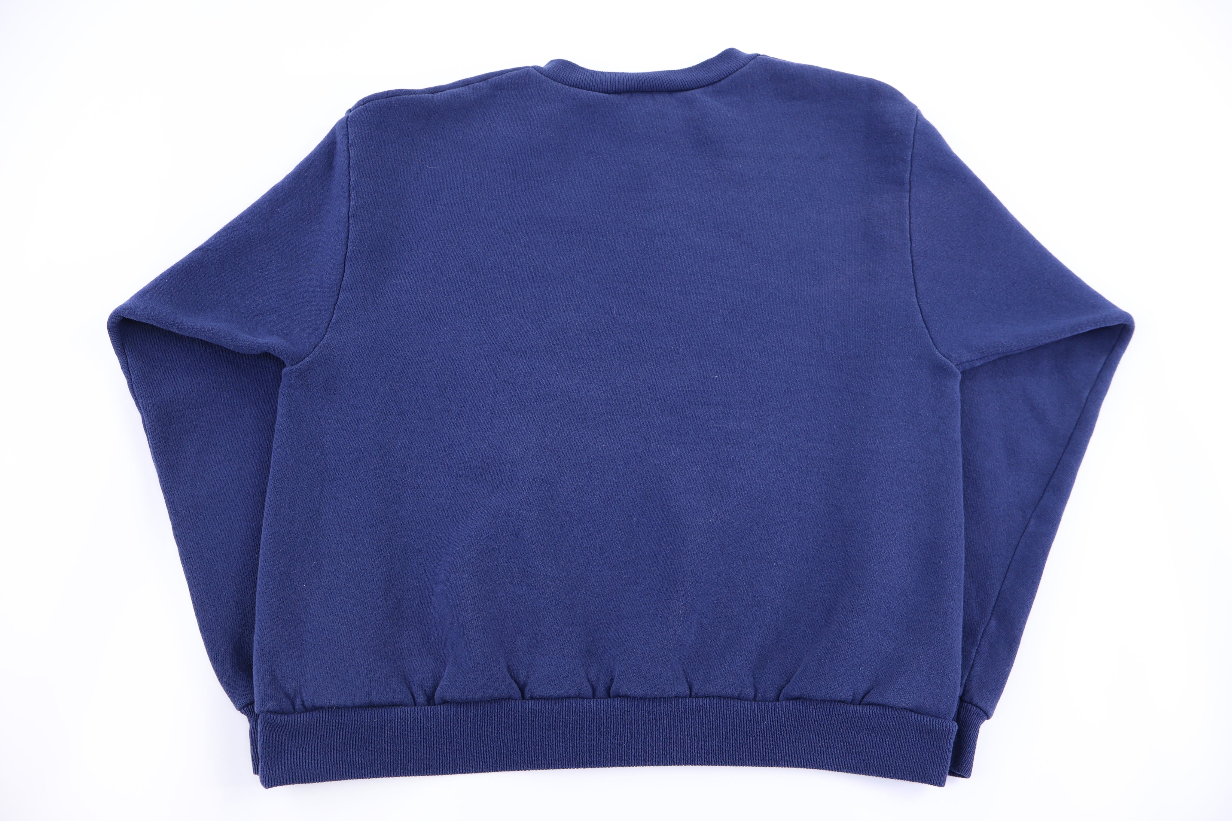90's Nike Embroidered Logo Blue Sweatshirt