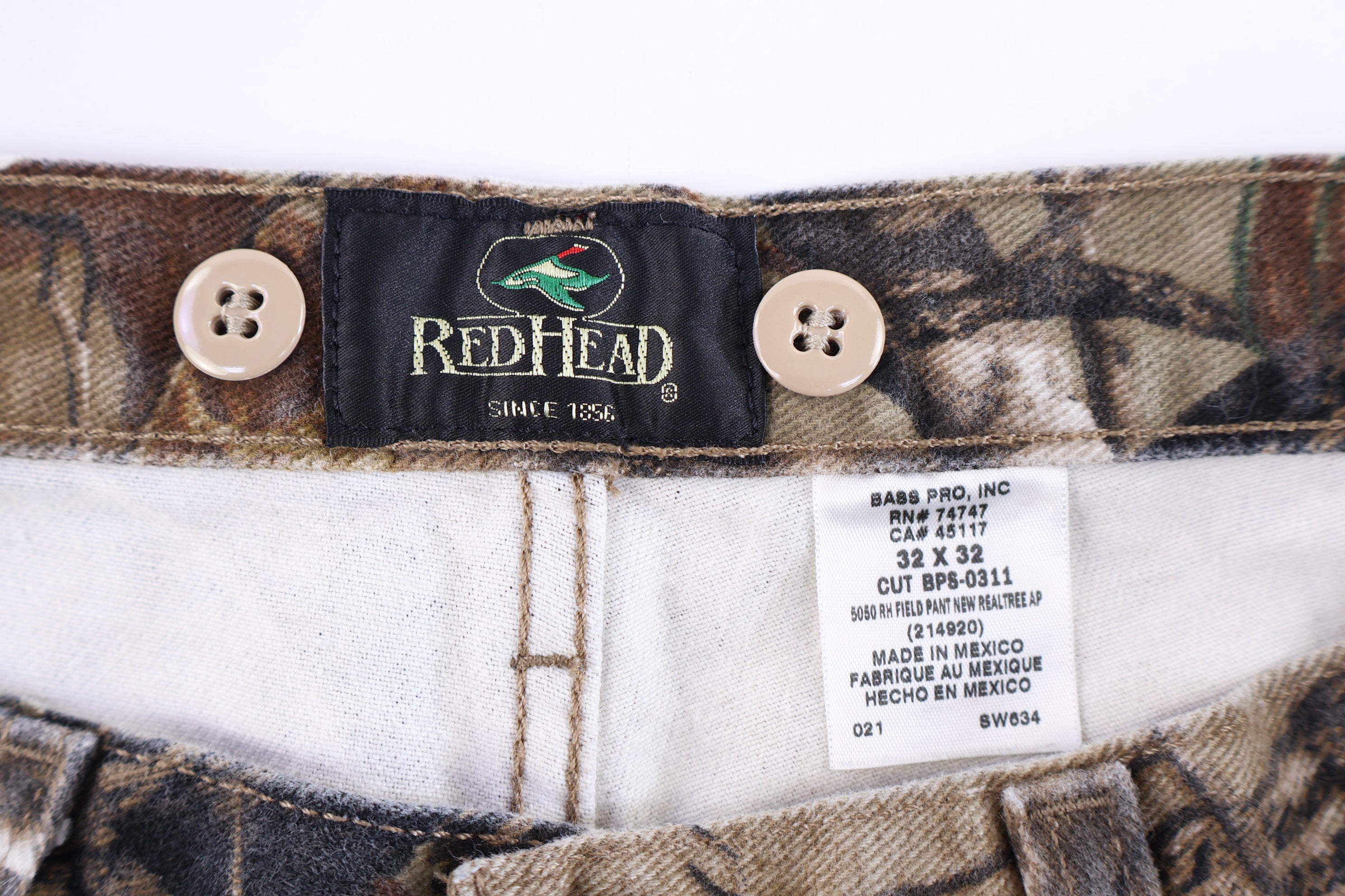 Vintage Redhead Camo Pants