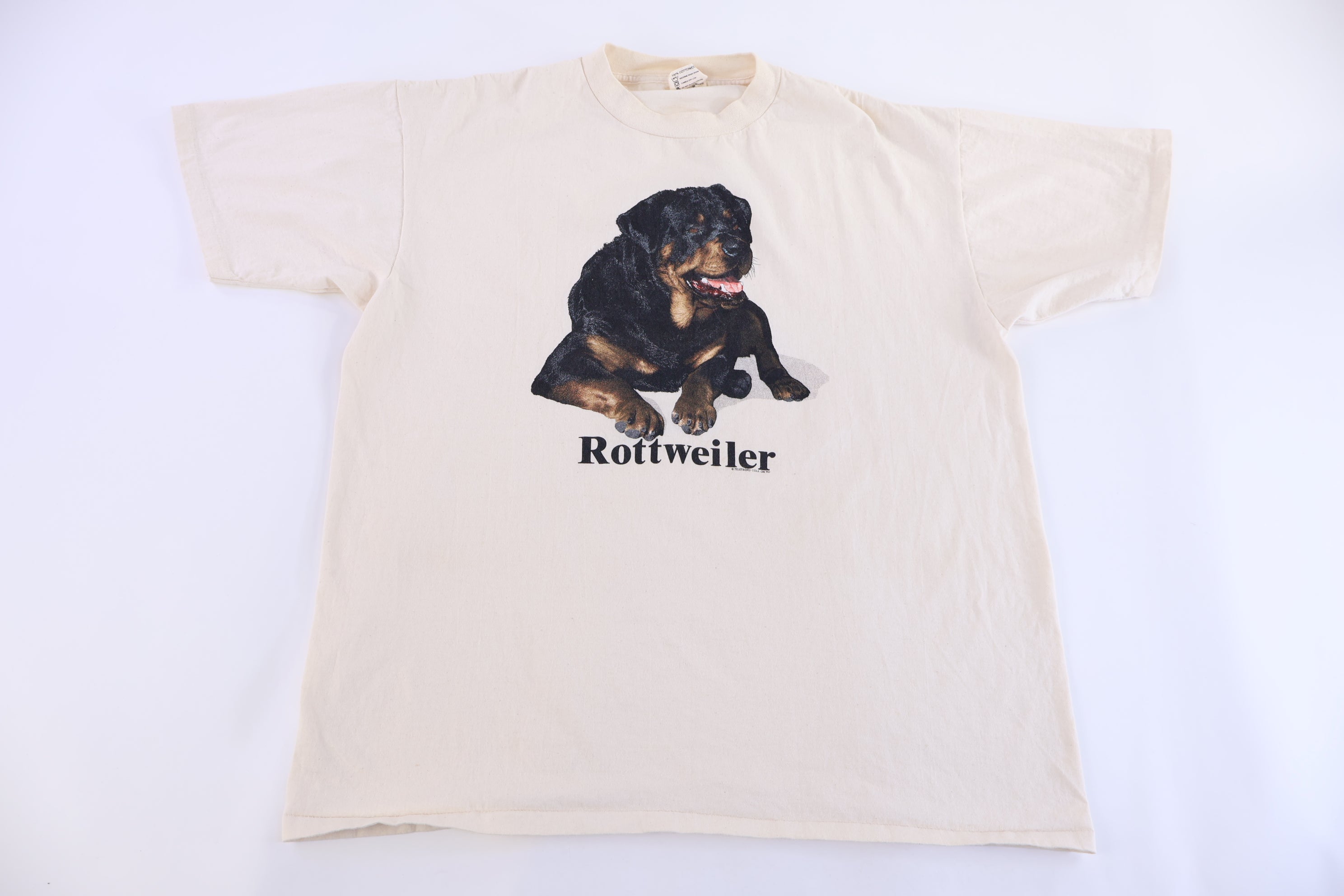 90's Rottweiler Dog Breed Graphic T-shirt