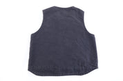 Carhartt Logo Patch Grey Full Zip Sherpa Lined Vest