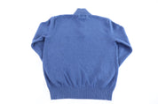 Polo Ralph Lauren Embroidered Logo Blue Henley Pullover