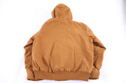 Carhartt Logo Patch Tan Full Zip Jacket