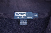 Polo by Ralph Lauren Embroidered Logo Blue Quarter Zip Sweater