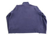 Polo by Ralph Lauren Embroidered Logo Blue Quarter Zip Sweater