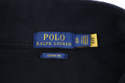 Polo Ralph Lauren Embroidered Logo Black Quarter Zip Sweater