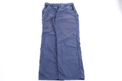 Carhartt Logo Patch Blue Pants