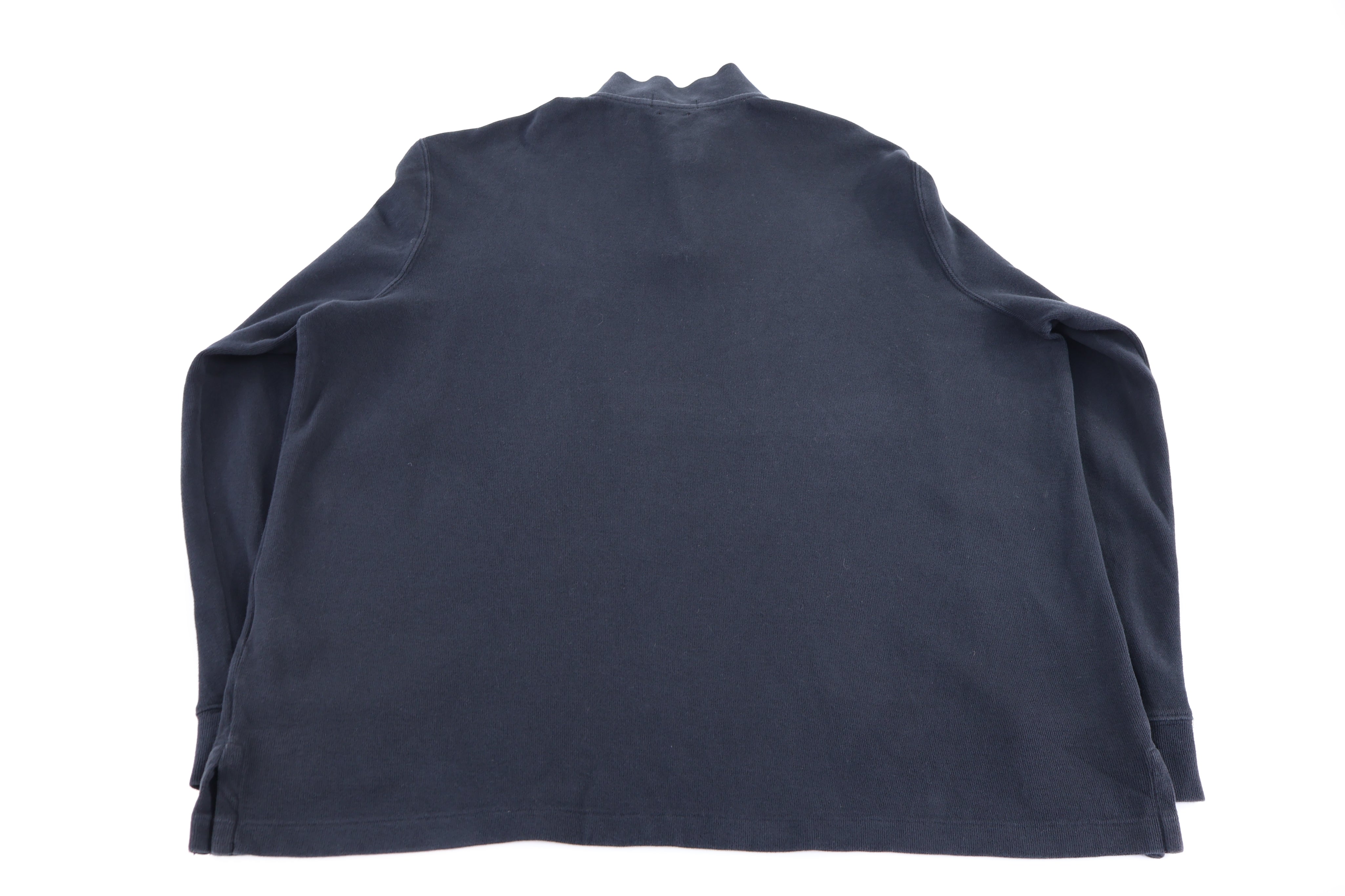 Polo Ralph Lauren Embroidered Logo Black Quarter Zip Sweater
