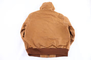 Carhartt Logo Patch Tan Full Zip Jacket