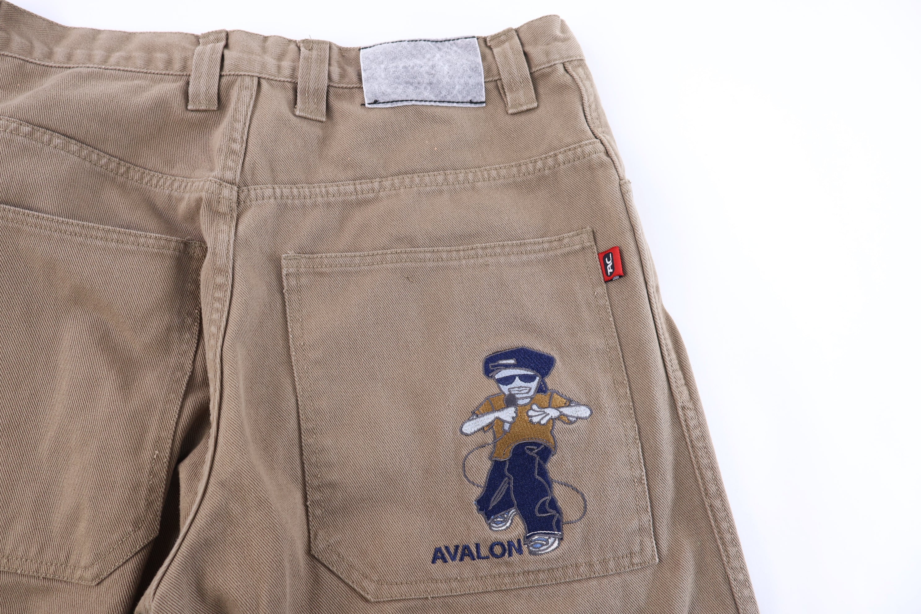 Y2K Avalon Hip Hop Embroidered Pants