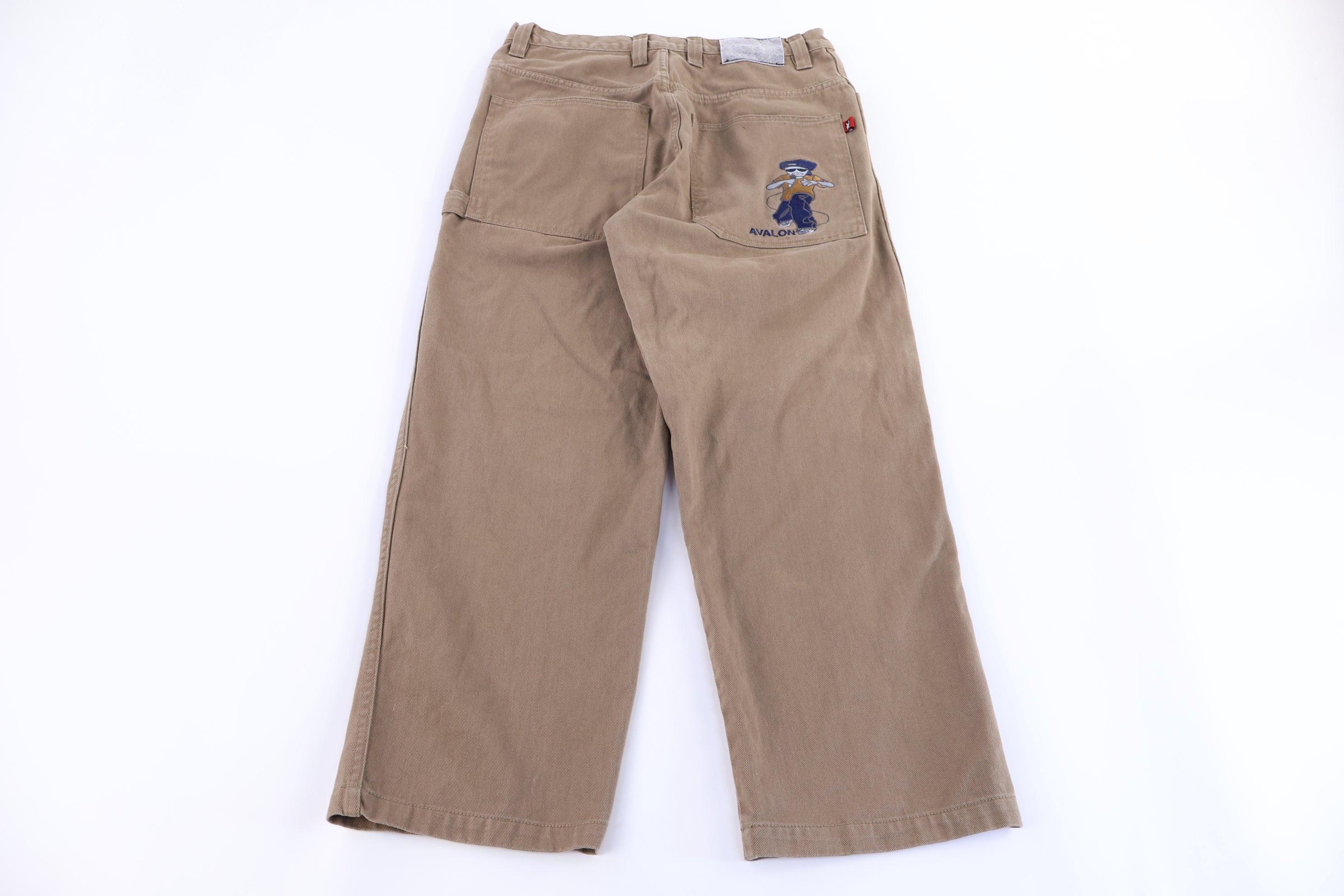 Y2K Avalon Hip Hop Embroidered Pants