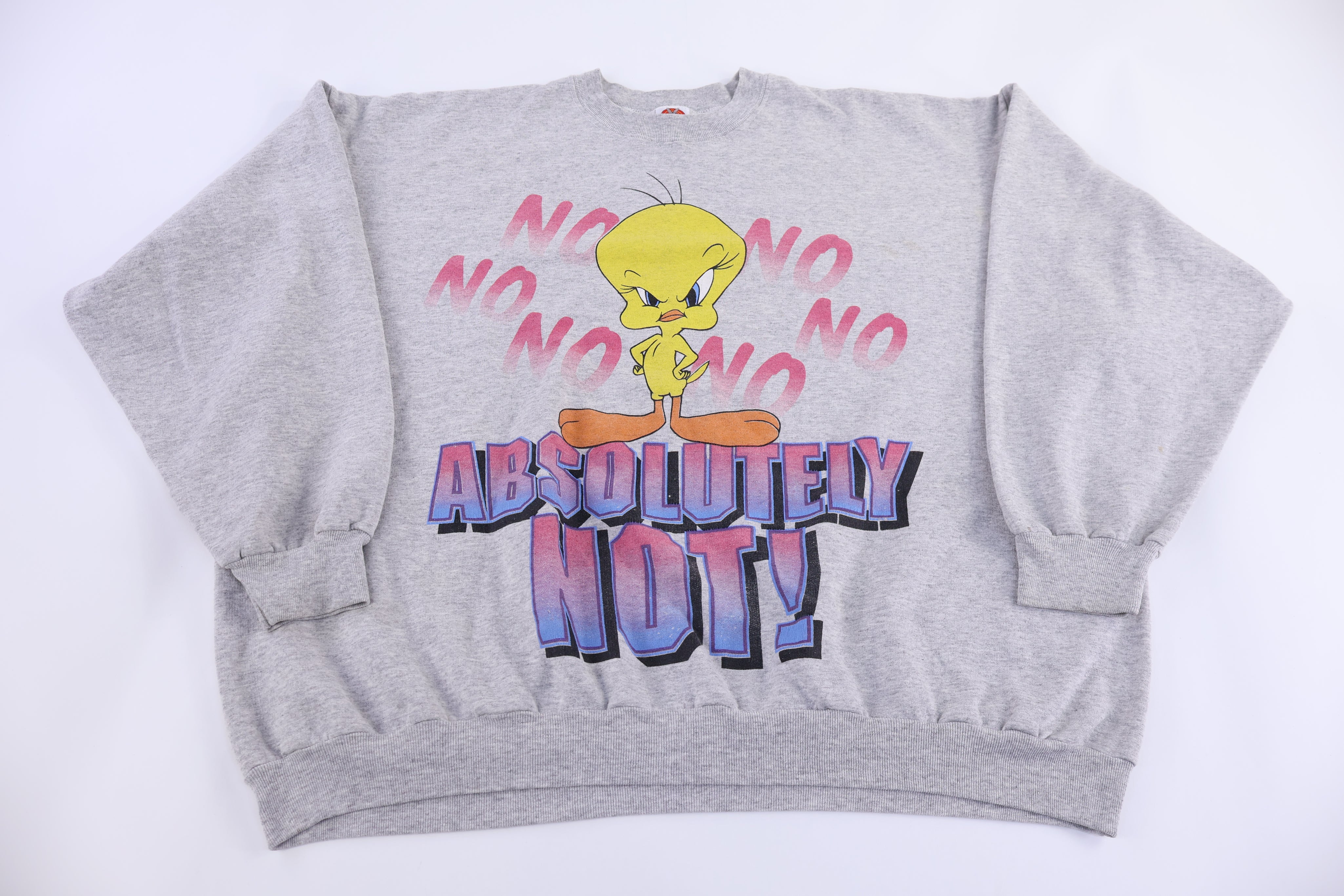 Vintage Looney Tunes Tweety Bird Graphic Sweatshirt